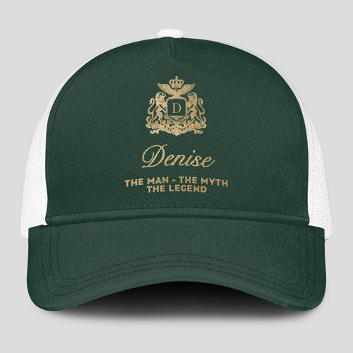 The Man The Myth The Legend Sage Green Mesh Cap DENISE 13K1 C192PF