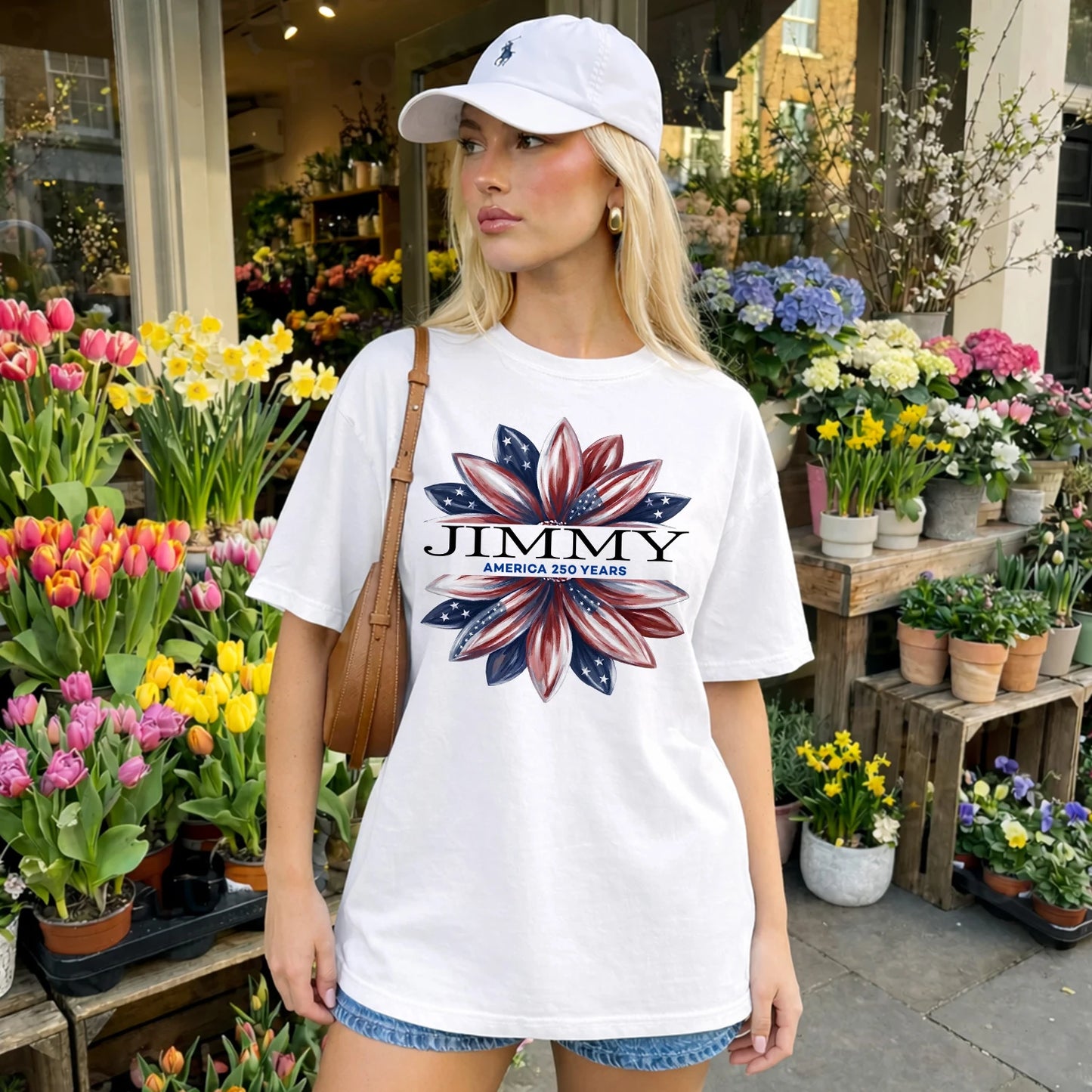 JIMMY 13K1-554 America 250 Years Patriotic Sunflower