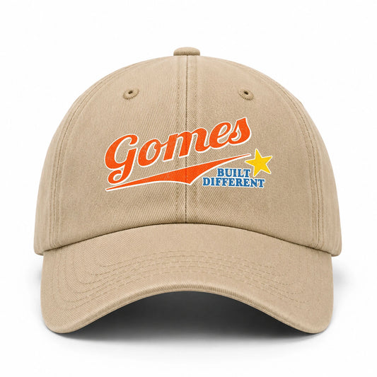 Your Name Built Different Logo Washed Cap GOMES 13K1 C56PF