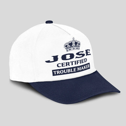 Certified Your Name Trouble Maker Washed Cap JOSE 13K1 C148PF