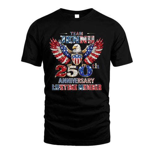 JENNIFER 13K1-523 Personalized "Team...Lifetime Member" America 250 Design
