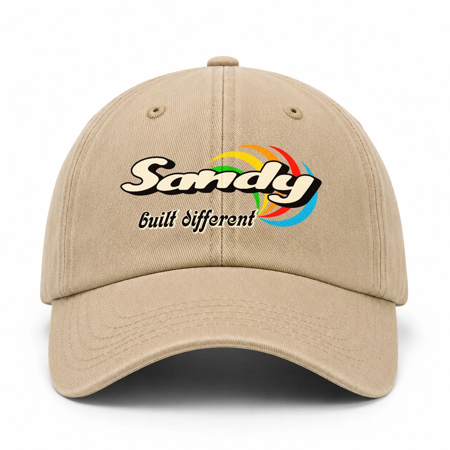 Your Name Built Different Retro Washed Cap SANDY 13K1 C55PF