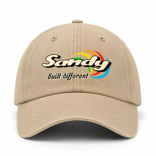 Your Name Built Different Retro Washed Cap SANDY 13K1 C55PF