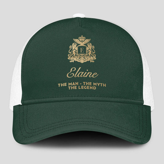 The Man The Myth The Legend Sage Green Mesh Cap ELAINE 13K1 C192PF