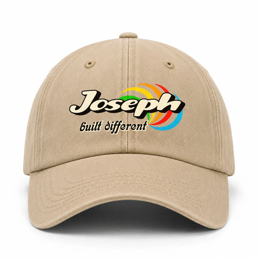 Your Name Built Different Retro Washed Cap JOSEPH 13K1 C55PF