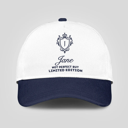 Not Perfect But Limited Edition Blue And White Luxury Cap JANE 13K1 C151PF