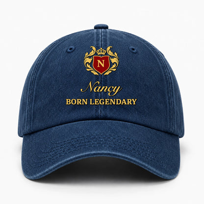 Born Legendary Royal Blue Washed Cap NANCY 13K1 C183PF