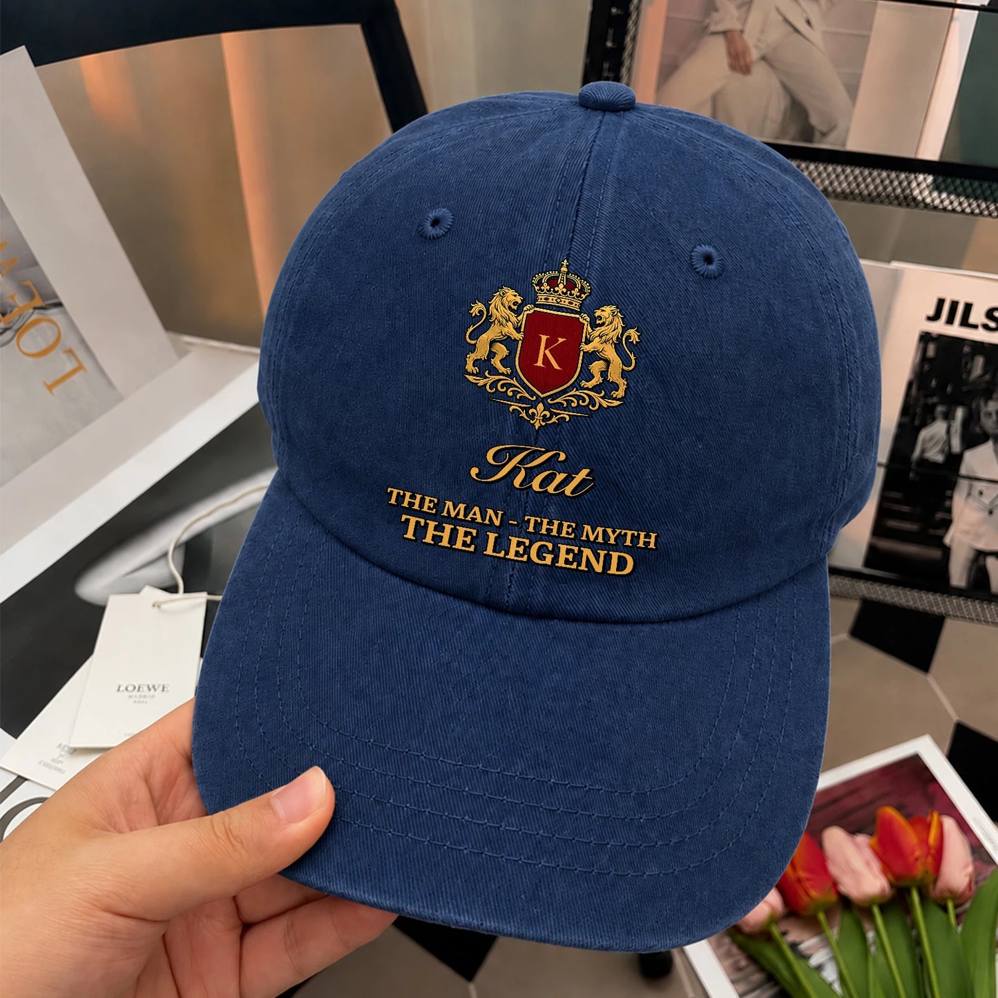 The Man The Myth The Legend Royal Blue Cap KAT 13K3 C49PF