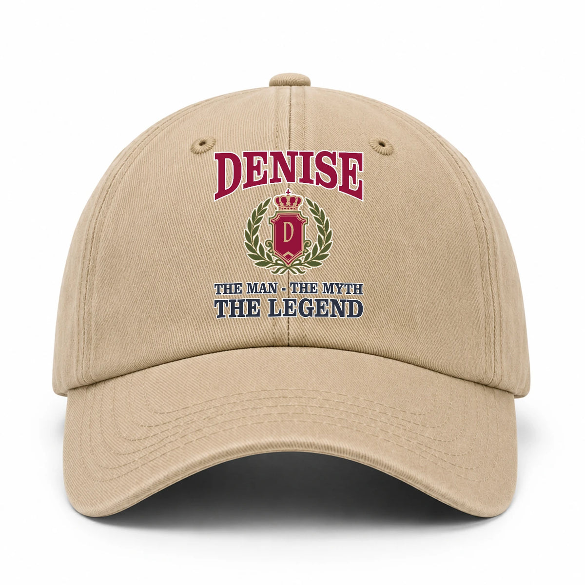The Man The Myth The Legend Royal Khaki Cap DENISE 13K1 C116PF