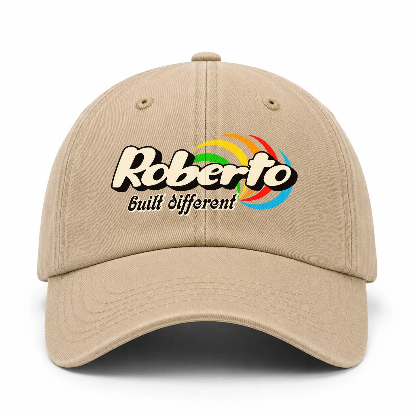 Your Name Built Different Retro Washed Cap ROBERTO 13K1 C55PF