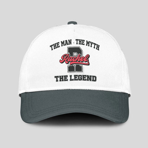 The Man The Myth The Legend Custom Initial Letter And Name Cap RACHEL 13K1 C38PF