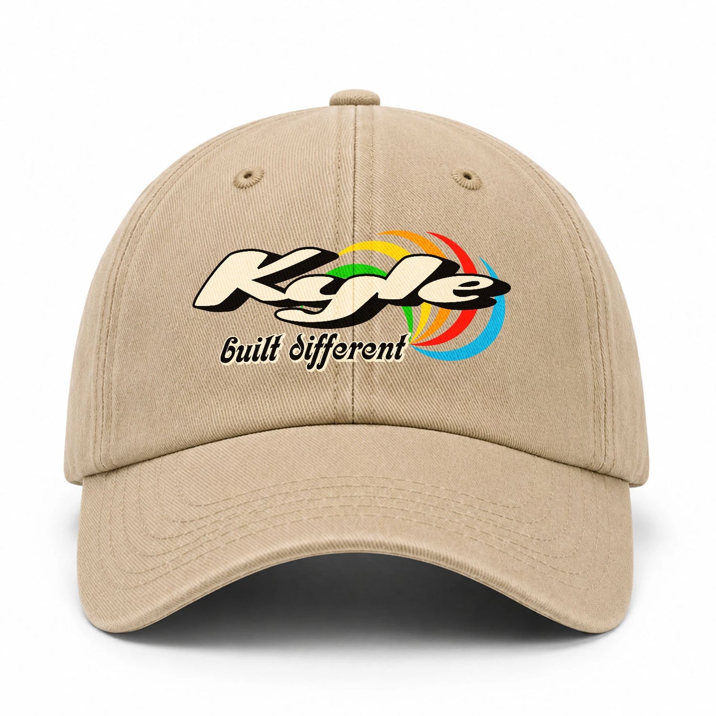 Your Name Built Different Retro Washed Cap KYLE 13K1 C55PF