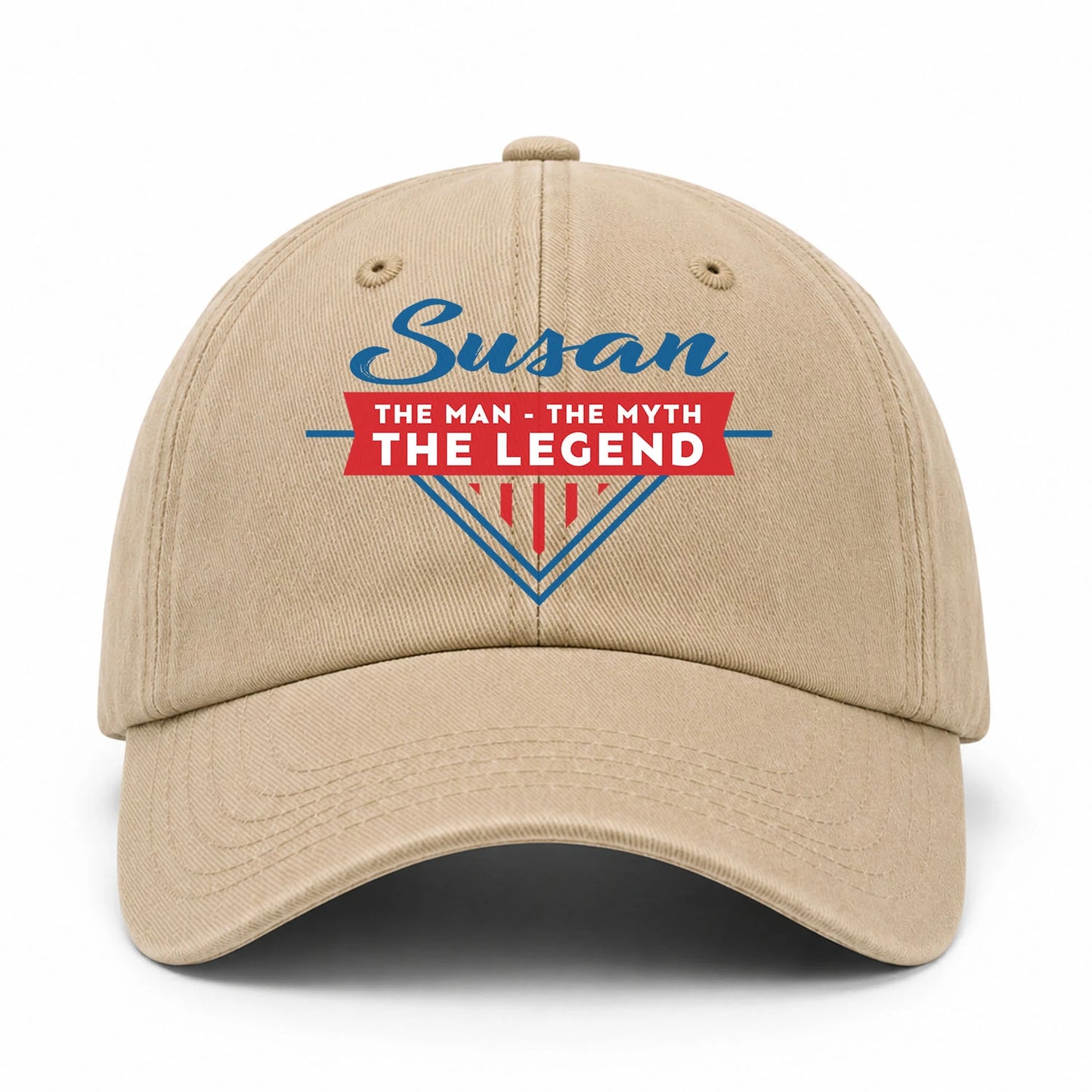 The Man The Myth The Legend Logo Washed Cap SUSAN 13K1 C37PF
