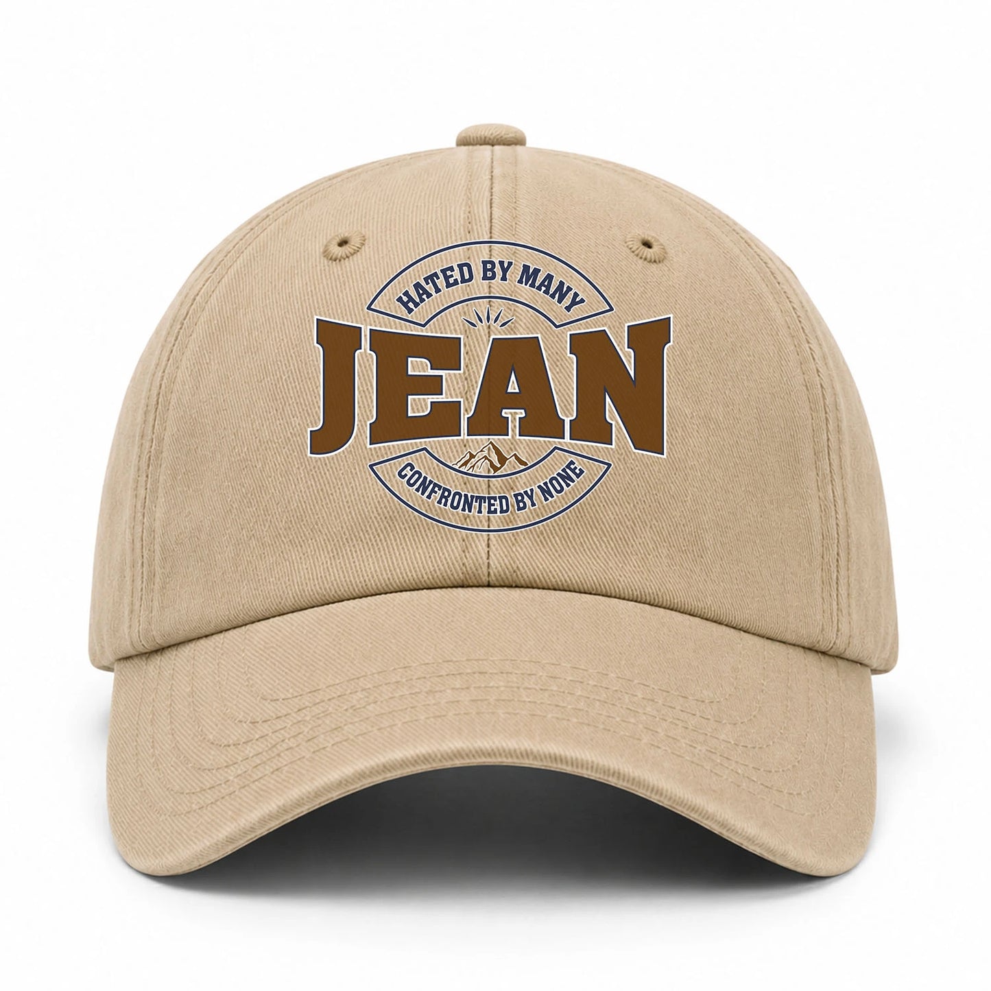 Hated By Many Confronted By None Washed Cap JEAN 13K1 C36PF