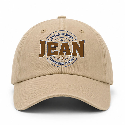 Hated By Many Confronted By None Washed Cap JEAN 13K1 C36PF