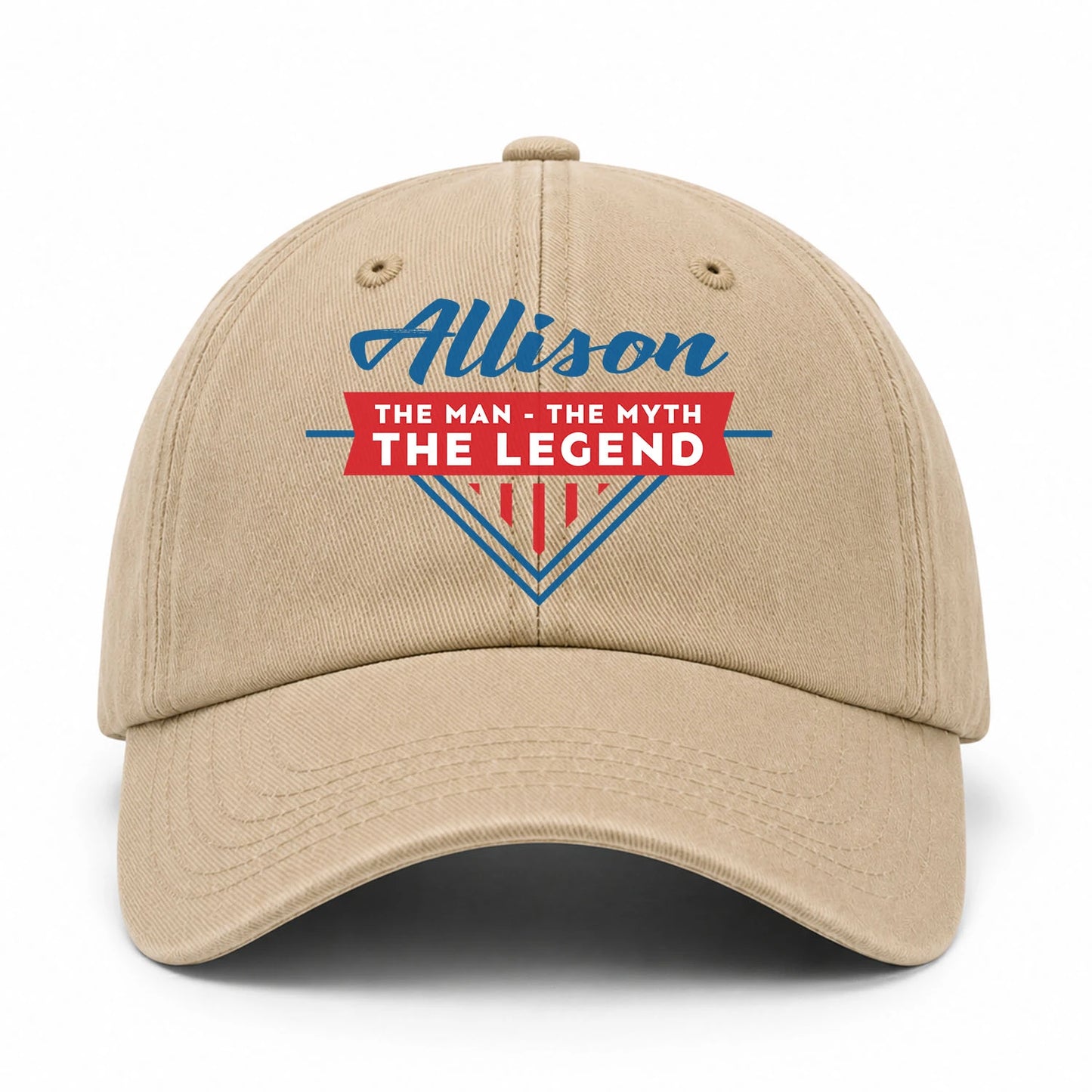 The Man The Myth The Legend Logo Washed Cap ALLISON 13K1 C37PF