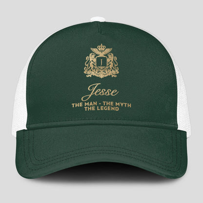 The Man The Myth The Legend Sage Green Mesh Cap JESSE 13K1 C192PF