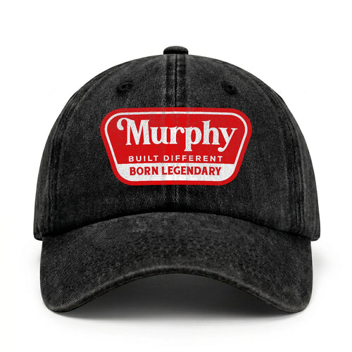 Built Different Born Legendary Red Logo Washed Cap MURPHY 13K1 C63PF