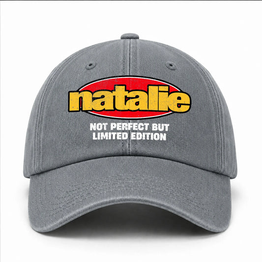 Your Name Not Perfect But Limited Edition Red Logo Washed Cap NATALIE 13K1 C84PF