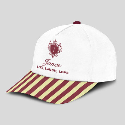 Live Laugh Love Burgundy And Yellow Cap JONES 13K1 C120PF