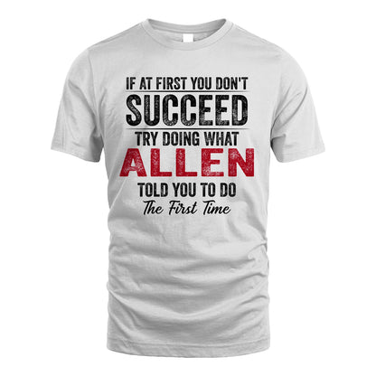 ALLEN 13K1-357 If At First You Don't Succeed...