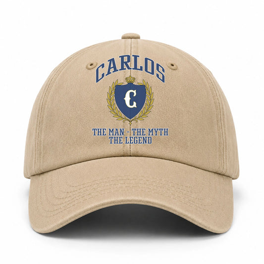 The Man The Myth The Legend Luxury Logo Cap CARLOS 13K1 C34PF