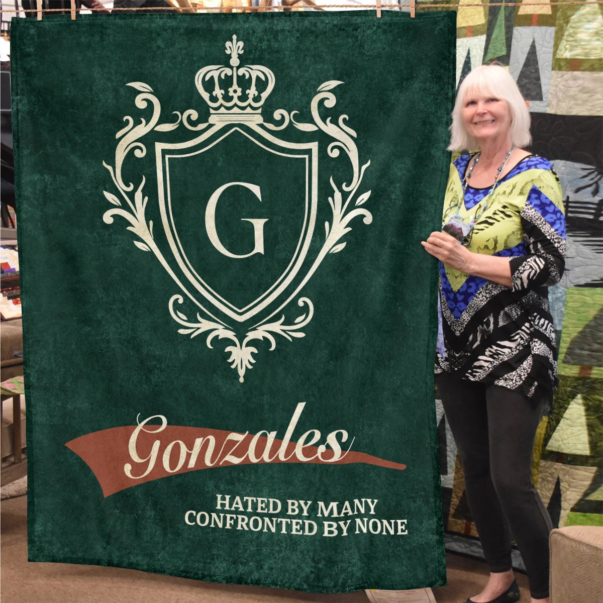 Hated by Many Confronted by None Old Money Blanket GONZALES 13K1 BK19