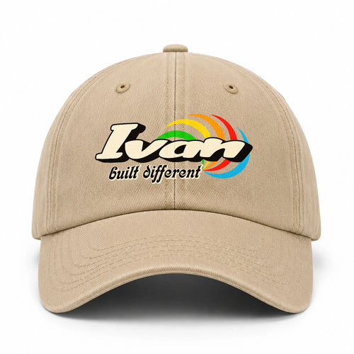Your Name Built Different Retro Washed Cap IVAN 13K1 C55PF