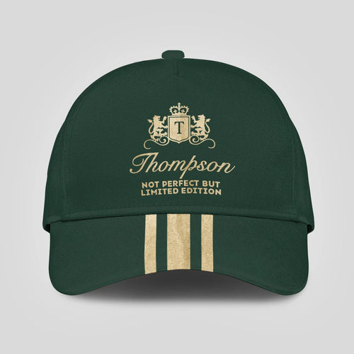 Not Perfect But Limited Edition Luxury Burgundy Cap THOMPSON 13K1 C157PF