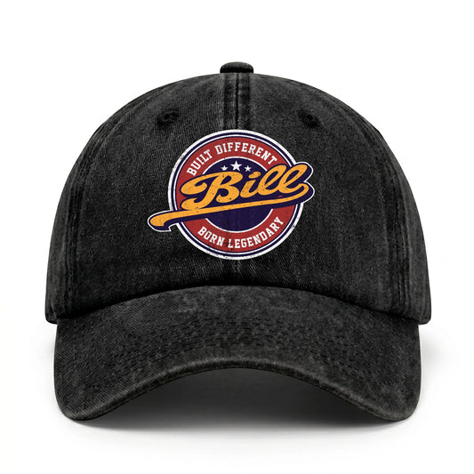 Built Different Born Legendary Logo Washed Cap BILL 13K1 C65PF
