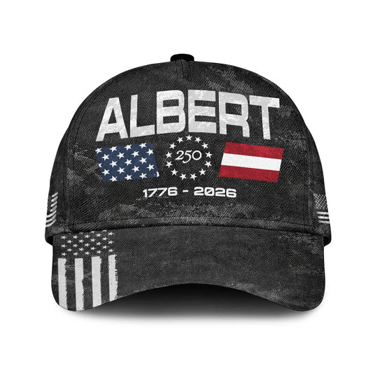 ALBERT 13K1-C13PF 250th Anniversary Patriotic Baseball Cap 1776–2026