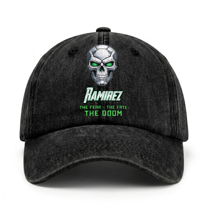 The Fear The Fate The Doom Skull Washed Cap RAMIREZ 13K1 C99PF