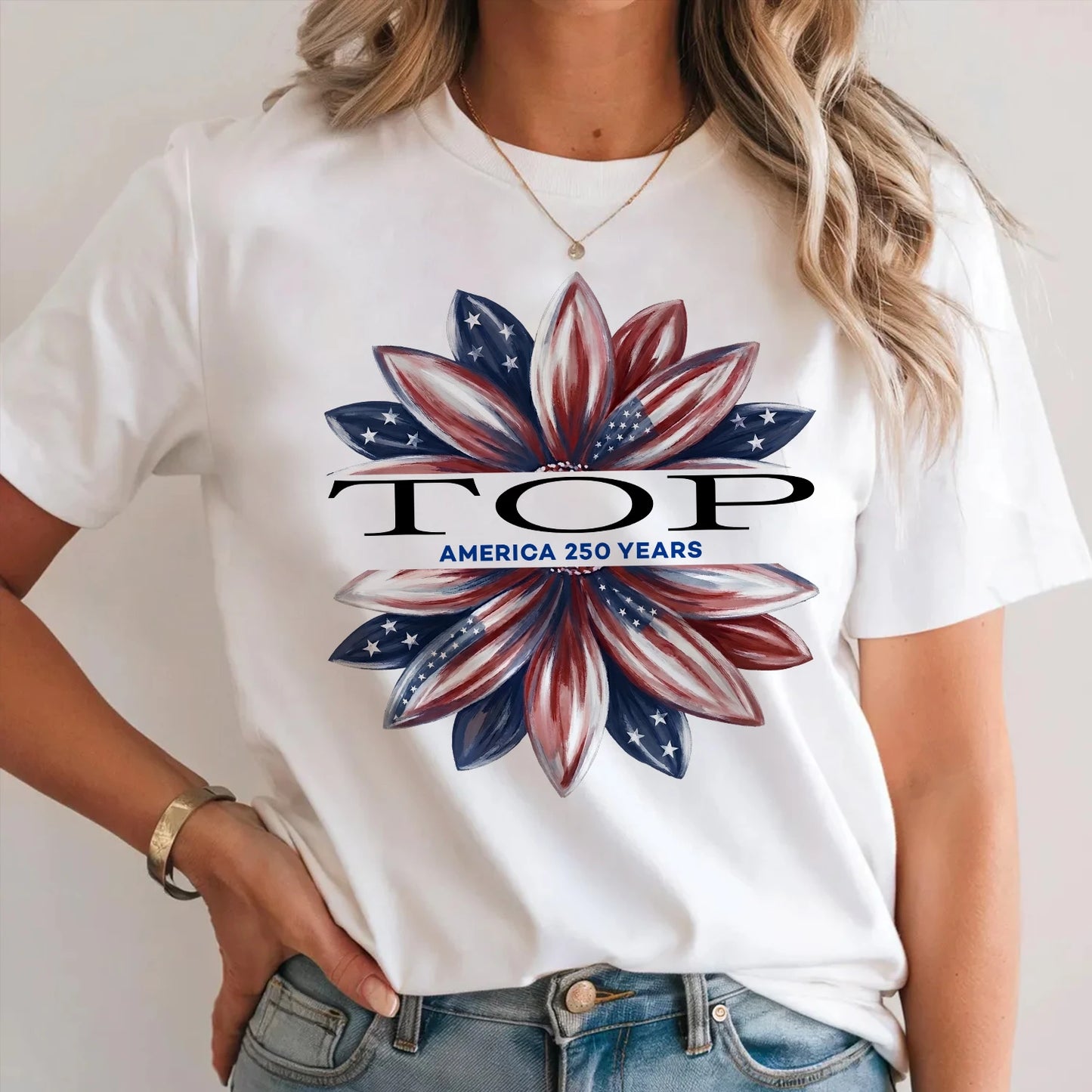TOP 13K1-554 America 250 Years Patriotic Sunflower