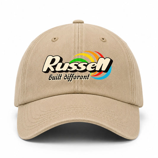 Your Name Built Different Retro Washed Cap RUSSELL 13K1 C55PF