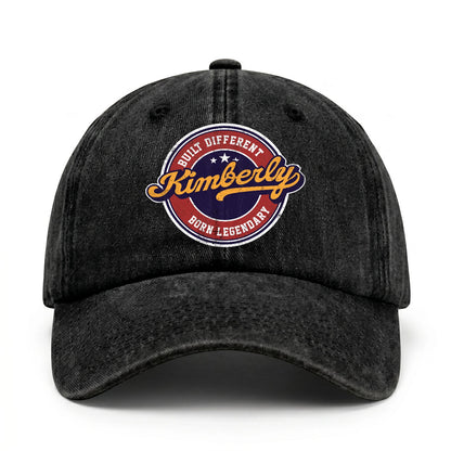 Built Different Born Legendary Logo Washed Cap KIMBERLY 13K1 C65PF