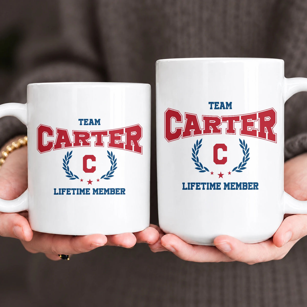 Team Your Name Lifetime Member Sporty Mug CARTER 13K1 MG09