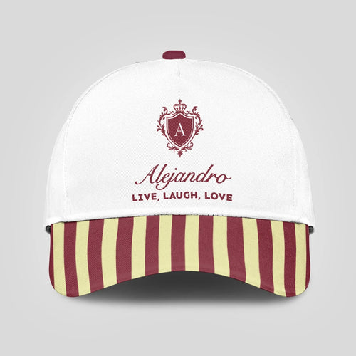 Live Laugh Love Burgundy And Yellow Cap ALEJANDRO 13K1 C120PF