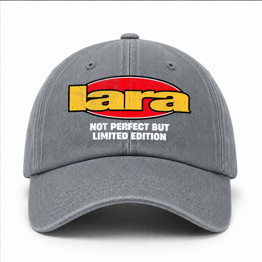 Your Name Not Perfect But Limited Edition Red Logo Washed Cap LARA 13K1 C84PF