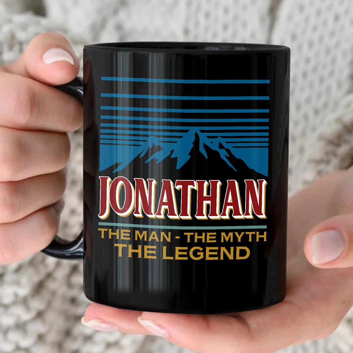 The Man The Myth The Legend Mountain Mug JONATHAN 13K1 MG04