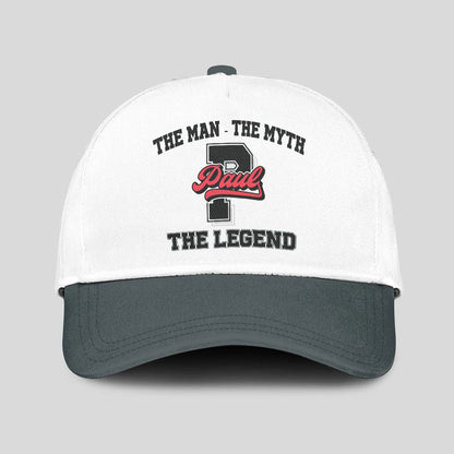 The Man The Myth The Legend Custom Initial Letter And Name Cap PAUL 13K1 C38PF