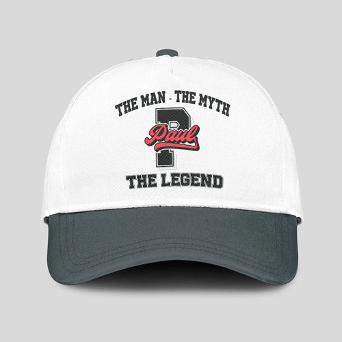 The Man The Myth The Legend Custom Initial Letter And Name Cap PAUL 13K1 C38PF
