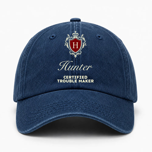 Live Laugh Love Royal Blue Washed Cap HUNTER 13K1 C176PF