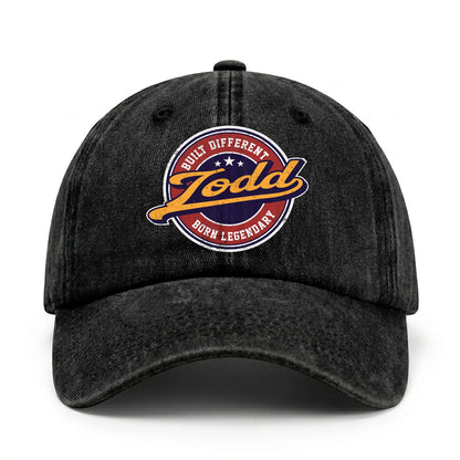 Built Different Born Legendary Logo Washed Cap TODD 13K1 C65PF