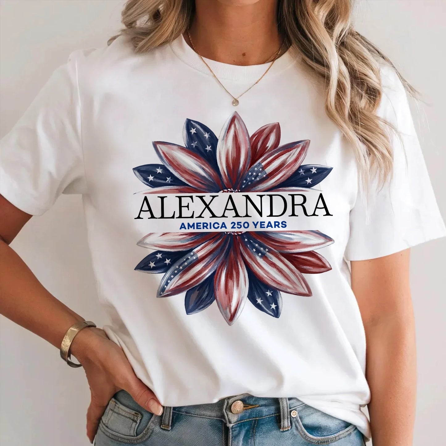 ALEXANDRA 13K1-554 America 250 Years Patriotic Sunflower