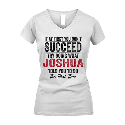 JOSHUA 13K1-357 If At First You Don't Succeed...