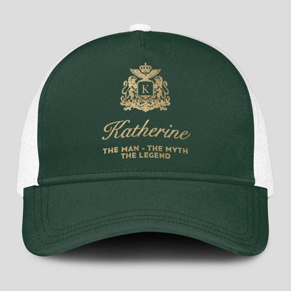 The Man The Myth The Legend Sage Green Mesh Cap KATHERINE 13K1 C192PF