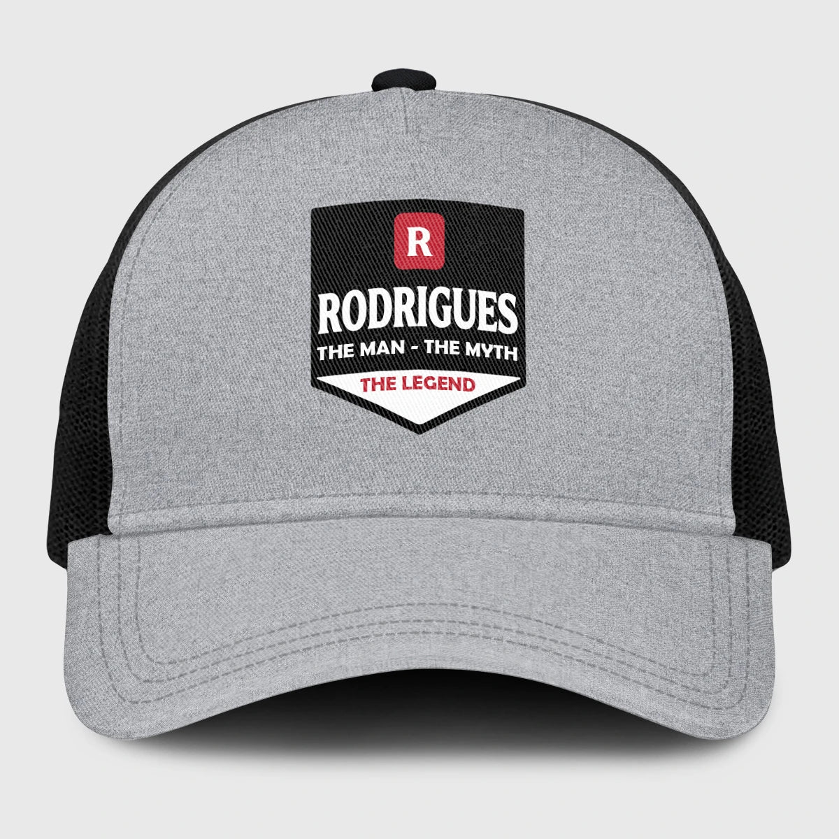 The Man The Myth The Legend Gray Mesh Cap RODRIGUES 13K1 C189PF
