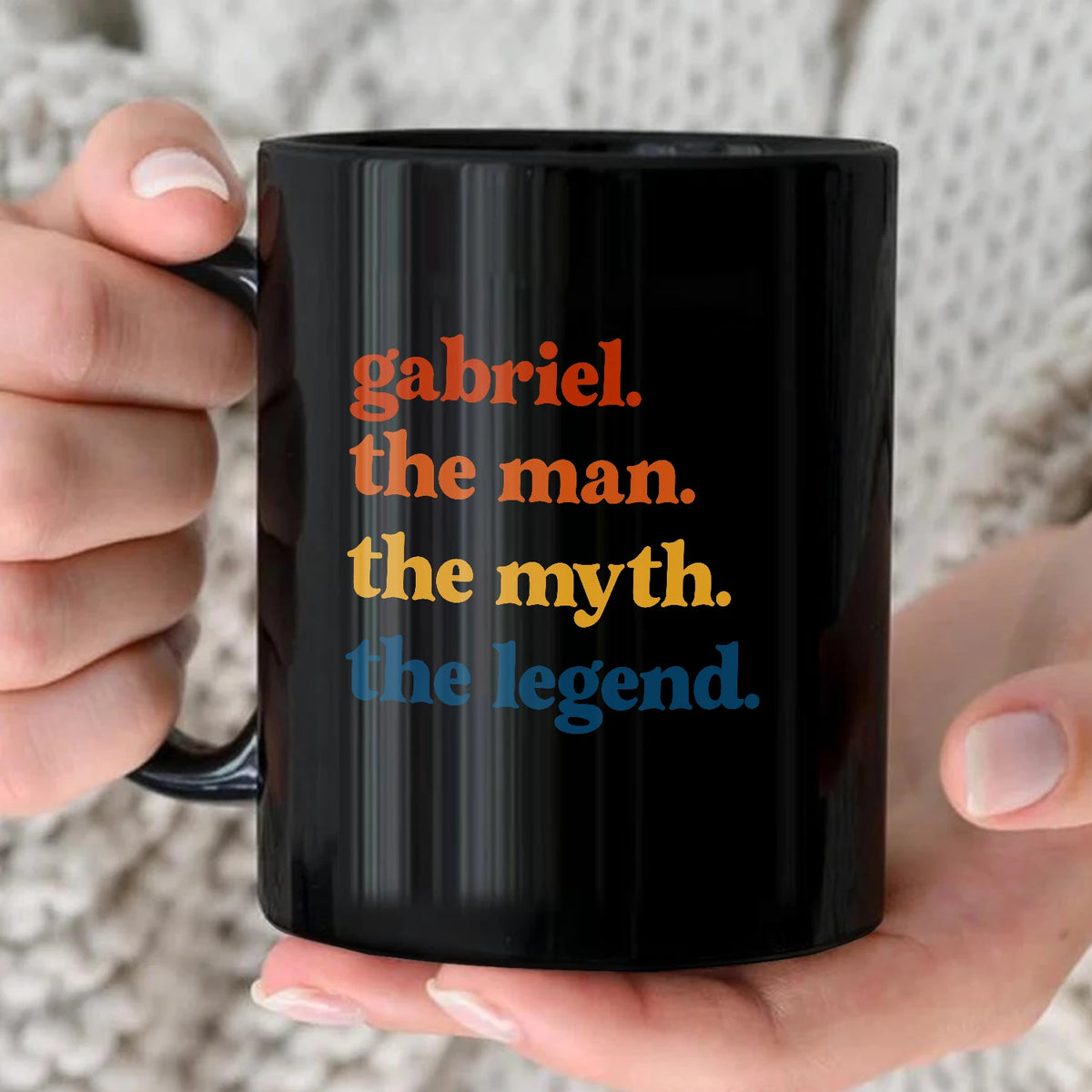 The Man The Myth The Legend Retro Mug GABRIEL 13K1 MG06