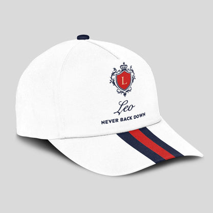 Never Back Down Stripped Cap LEO 13K1 C86PF