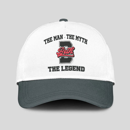 The Man The Myth The Legend Custom Initial Letter And Name Cap BETH 13K1 C38PF